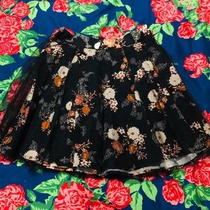 Torrid Floral Skirt with Stretchy at Waist